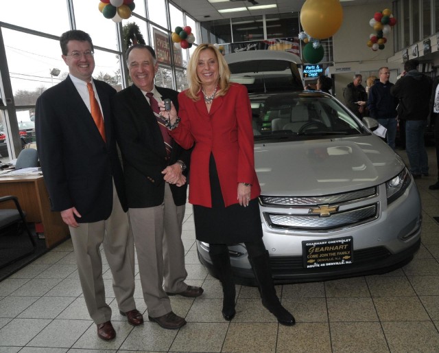 First 2011 Chevrolet Volt delivered to retail buyer Jeffrey Kaffee, in Denville, NJ, December 2010