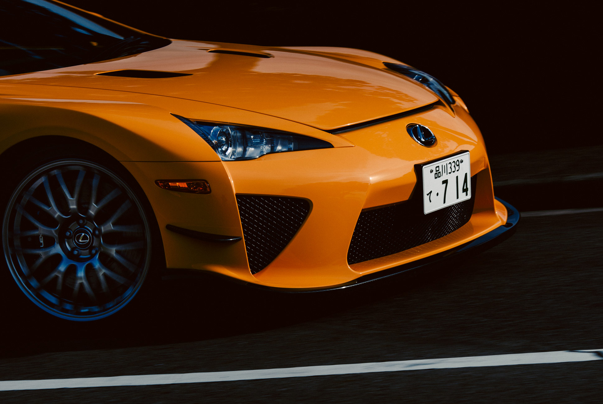 The Nurburgring Edition LFA completed a lap of the famed German circuit in seven minutes and 14 seconds (hence this vehicle’s license plate), the fifth-fastest time for a production vehicle in 2011.