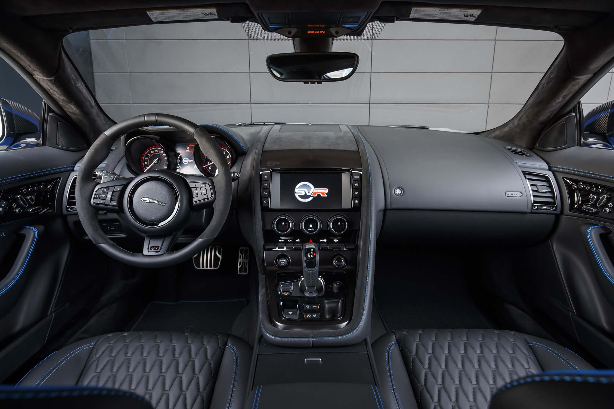 2017 Jaguar F Type SVR coupe interior 03