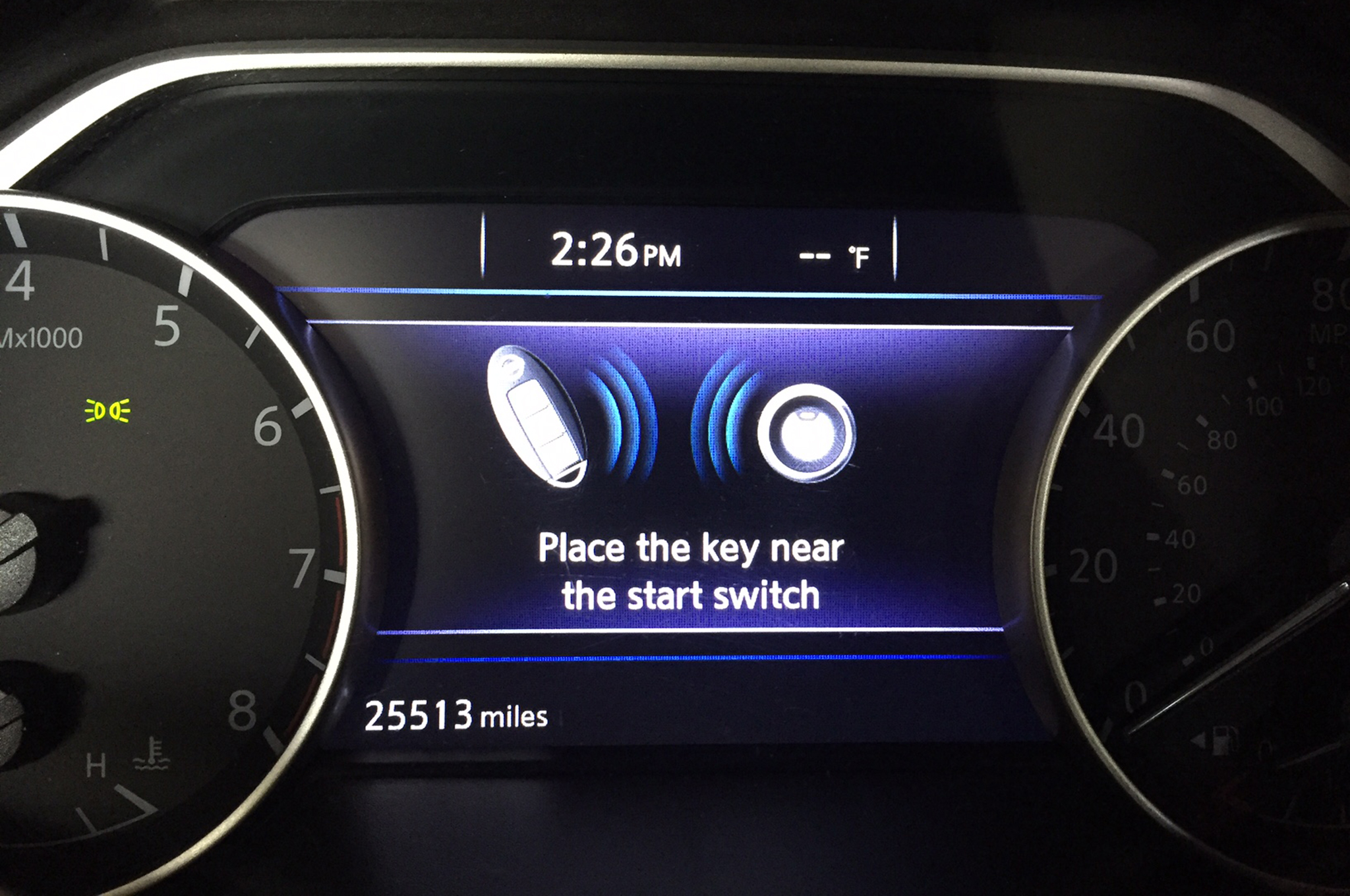 2015 Nissan Murano SL AWD key detect