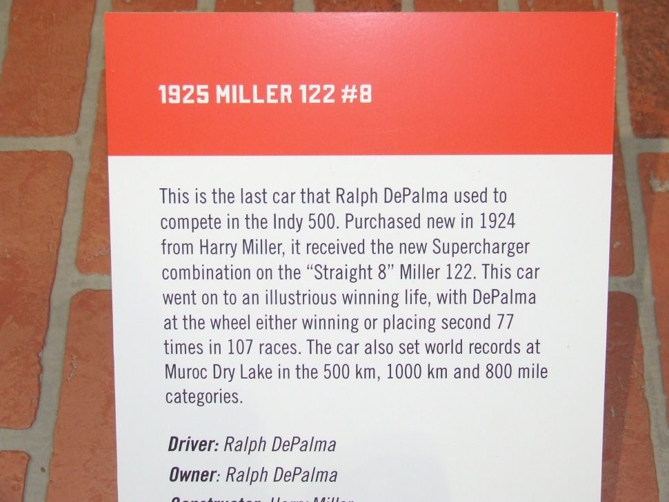 1925 Miller Indy Car