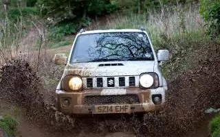 Jimny in the mud