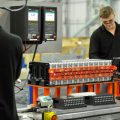 lithium-ion-cell-and-battery-pack-assembly-for-nissan-leaf-electric-car-in-sunderland-u-k-plant