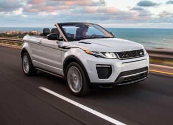 2017-Land-Rover-Range-Rover-Evoque-convertible-rear-three-quarter-in-motion